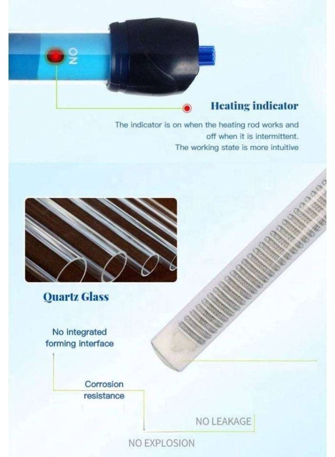 SOBO Submersible Glass Aquarium Heater with Adjustable Thermostat – 25W / 50W / 100W / 200W / 300W - Image 5